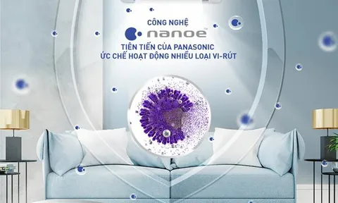 Công nghệ NANOE TM của Panasonic giúp nâng cao chất lượng không khí